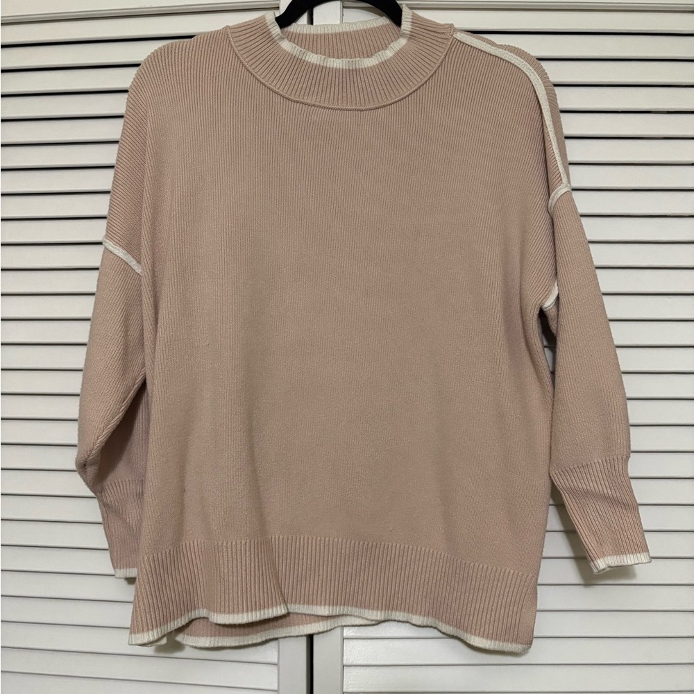 Elegant Women's Beige Sweater